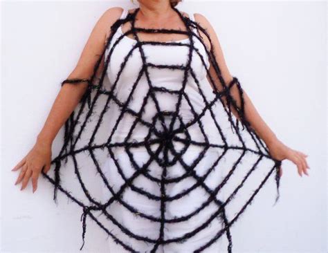 Spider Web Halloween Costume Women Black Halloween Spiderweb Etsy Spider Web Halloween