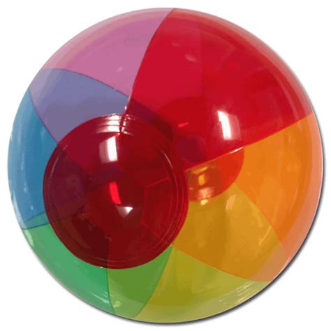 Largest Selection Of Beach Balls 6 Inch Translucent