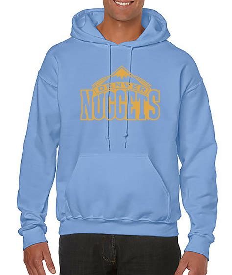 Basketball Team Hoodie Sweater With Denver Nuggets Logo Comfort