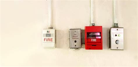 Fire Alarm And Fire Equipment For Call To Fire Station Stock Image