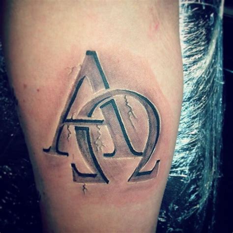 Alfa And Omega Done By Tattoosbytate Visit The Shop