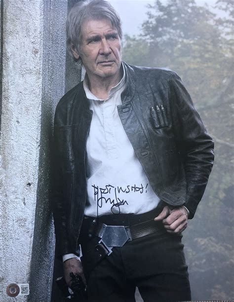 Harrison Ford Signed Star Wars 11x14 Photo Han Solo Autograph Beckett