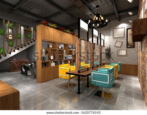 3d Render Barber Shop Stock Illustration 1620776143 Shutterstock