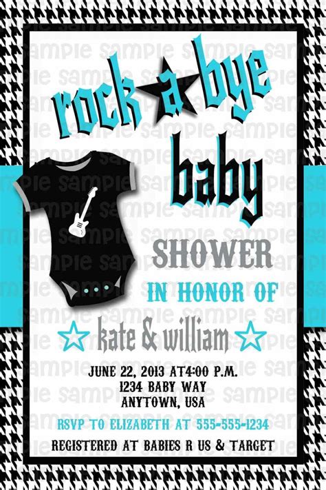 Rock A Bye Baby Rockabilly Baby Shower By Pinkturtleshop On Etsy 11