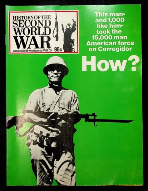 History Of The Second World War Magazine Wwii Part 31 £517 Picclick Uk