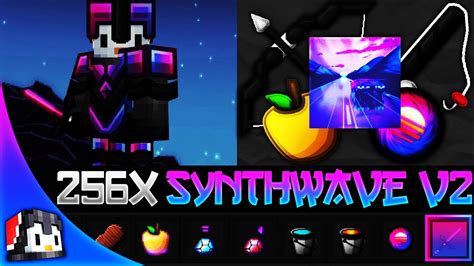 Synthwave V2 256x Mcpe Pvp Texture Pack By Yuruze Youtube