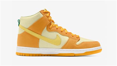 Heres An Official Look At The Nike Sb Dunk High Pineapple The Sole