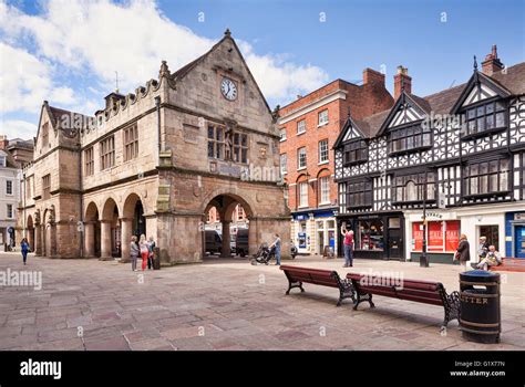 Shrewsbury The Old Market Hall In The Market Square Shropshire