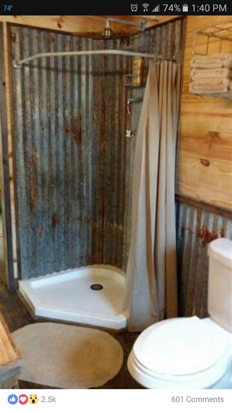 With our cabin bathroom remodel, we were looking for ways to improve the usability of the small 8′ x 5′ bathroom and decided moving the toilet off the floor and on the wall would open the room and. Ranch cabin shower | Modern bathroom remodel, Small ...
