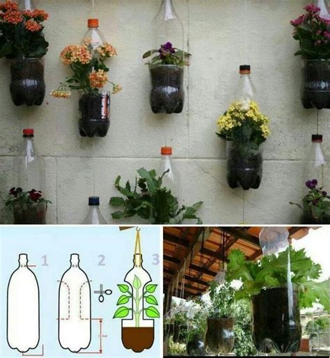 Hanging Planter From Soda Bottle Plastic Bottle Planter Reuse Plastic