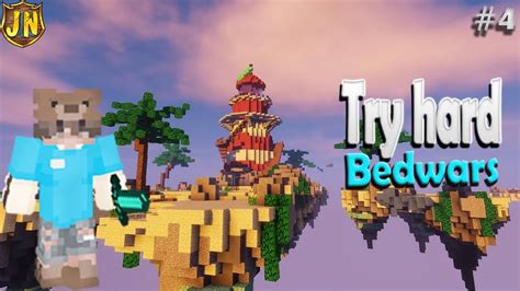 Try Hard In Bedwars Hypixel Bedwars Gameplay 4 Youtube