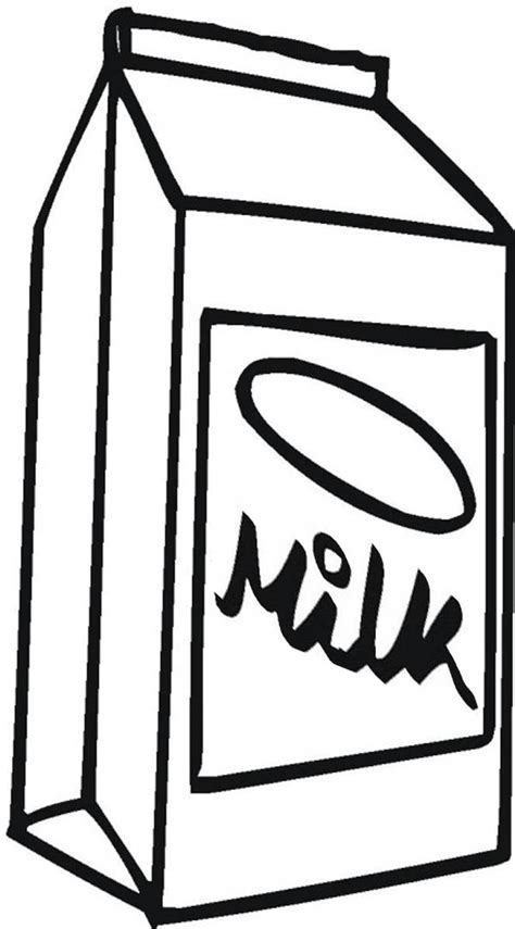 Download the perfect cartoon pictures. Milk Carton Picture Coloring Page - NetArt