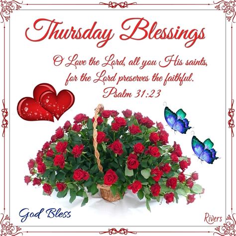 Thursday Blessings | Thursday greetings, Blessed week, Thankful thursday