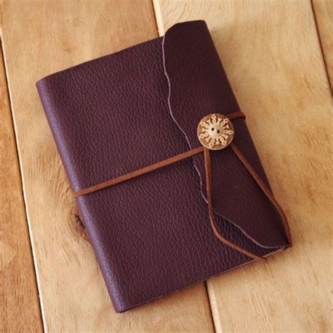 Diy Leather Notebook Cover Simple And Pretty