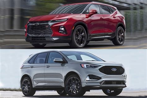 2021 Chevrolet Blazer Vs 2021 Ford Edge Which Is Better Autotrader