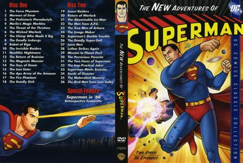 The New Adventures Of Superman Tv Dvd Scanned Covers 2728new