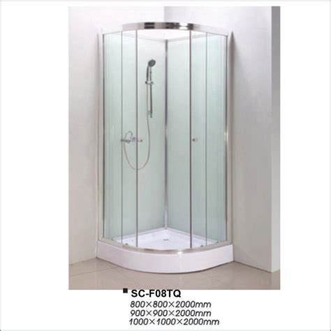 Waterproof Modern Quadrant Shower Enclosure Curved Corner Shower Units