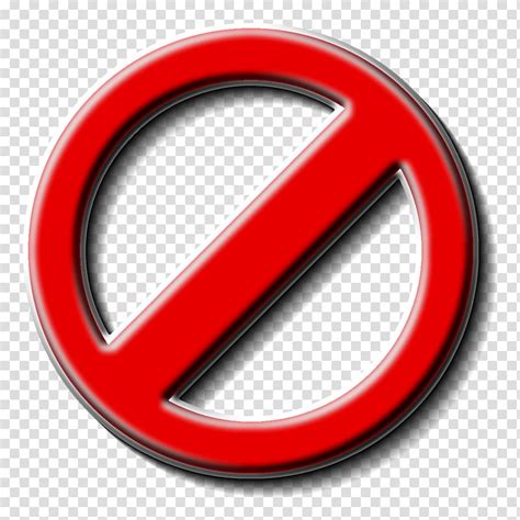 Not Allowed Icon Not Allowed Logo Transparent Background Png Clipart