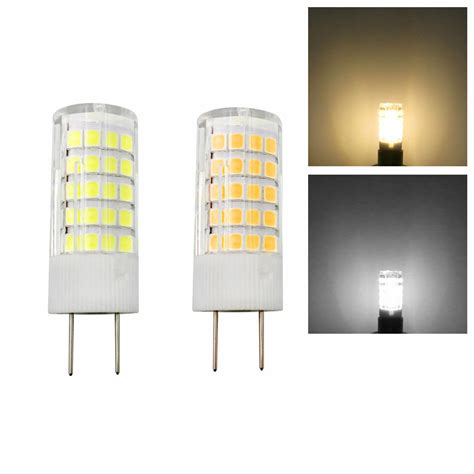 5pcs G8 2 Pin Led Light Bulb 64 2835 Lights Lamp Acdc 12v Ceramics