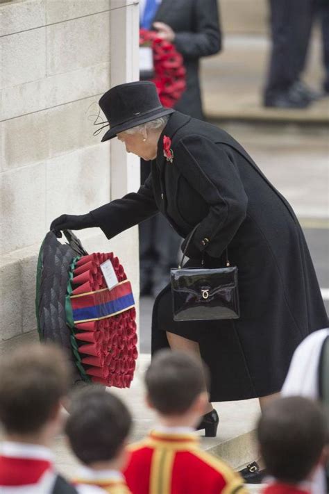 Queen Elizabeth Leads Remembrance Sunday Tributes