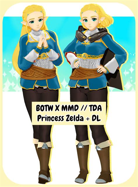 Mmd X Botw Tda Princess Zelda Dl By Hatsunedkaname On Deviantart