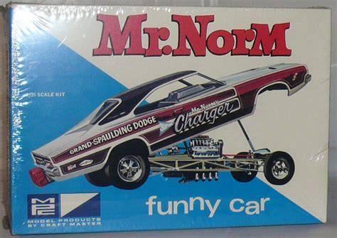 Mpc Mr Norm Funny Car Box Art Model Cars Kits Plastic Model Kits