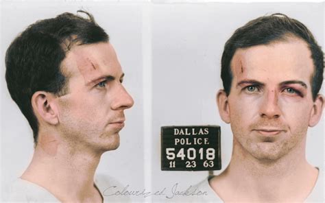 Lee Harvey Oswald The Man Who Assassinated Jfk Poses For His Mugshot
