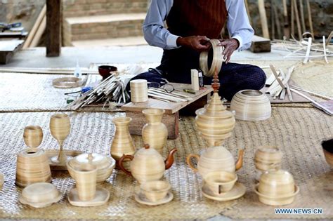 Traditional Handicraft Lacquerware In Myanmar