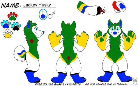 My Fursona Ref Sheet I Edited In You Can See The Maker Of