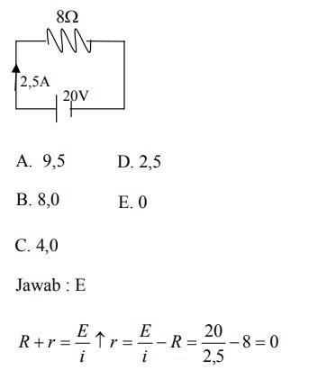 Soal Dan Pembahasan Rangkaian Listrik