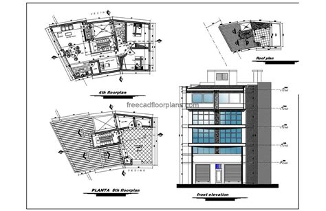 Mixed Use Commercial Building Floor Plan