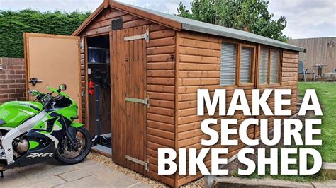 How To Make Your Shed Secure Best Motorcycle Storage And Insurance Youtube