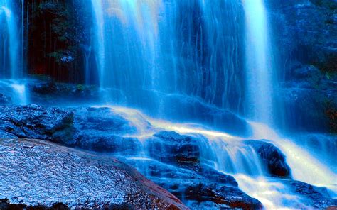 Download Blue Waterfall Wallpaper Gallery