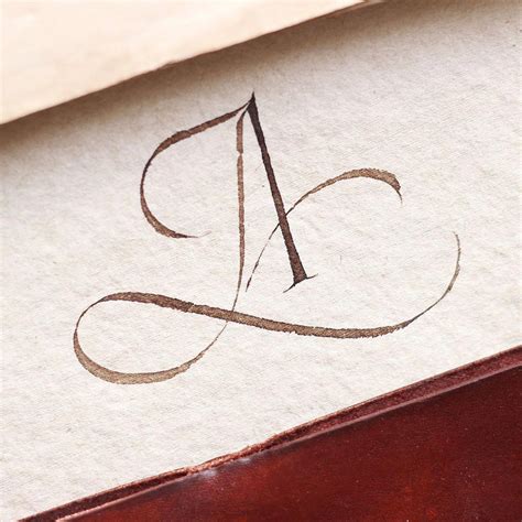 Letter I Calligraphy