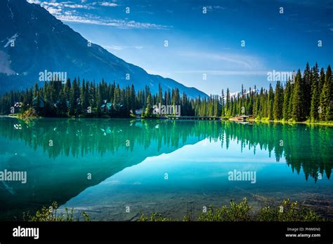 Emerald Lake Reflections High Resolution Stock Photography And Images