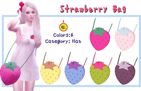 Strawberry Bag At Studio K Creation Sims 4 Updates