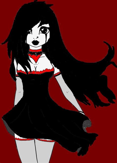 Goth Anime Girl By Hunter Lover666 On Deviantart
