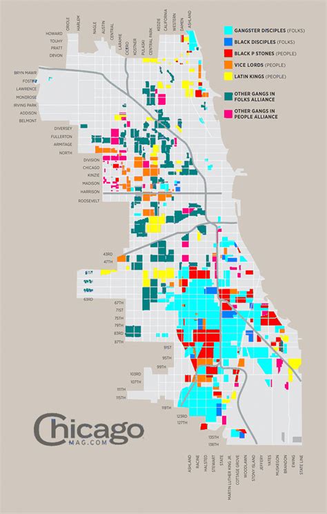 31 Chicago Gang Territory Map Maps Database Source