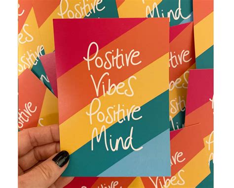 Positive Vibes Postcard