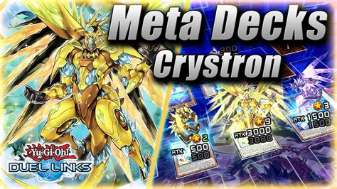 Crystron Meta Decks 14 Yu Gi Oh Duel Links Youtube