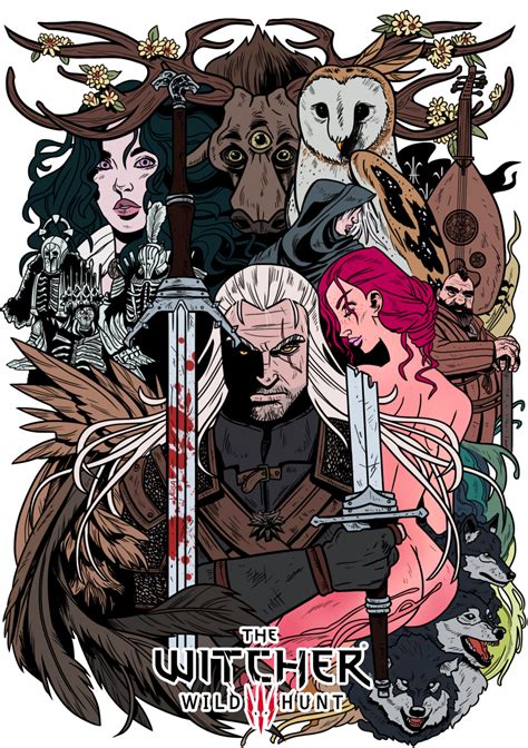 The Witcher3 By Veganya On Deviantart The Witcher The Witcher Game