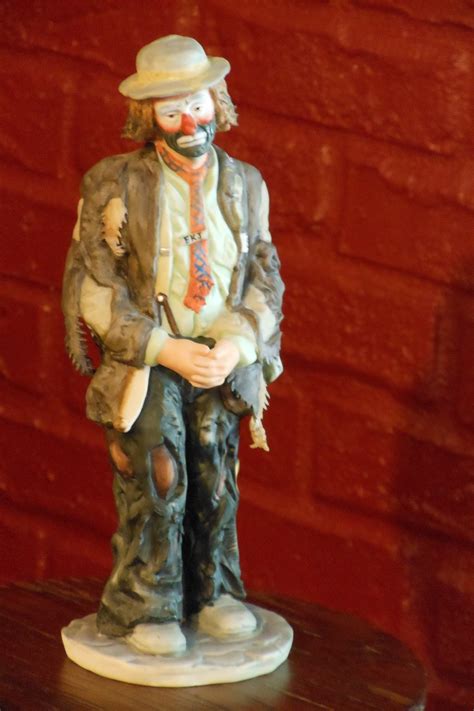 Emmett Kelly Jr. Flambro 10 in. Figurine: Wishful Thinking