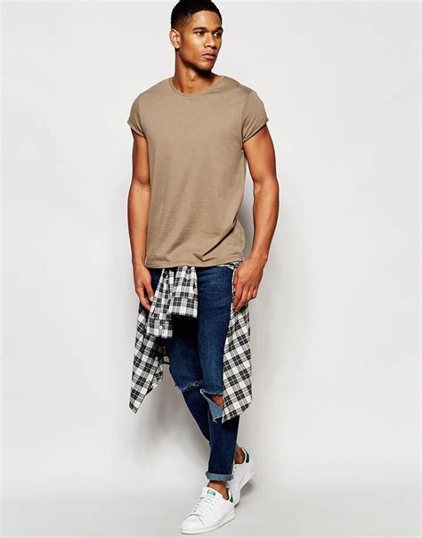 Image 4 Of Asos T Shirt And Roll Sleeve Latest Fashion Clothes Latest