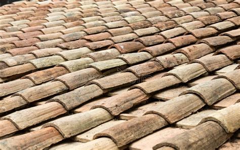 Old Roof Tiles On The Roof Of An Old House Stock Photo Image Of Cover