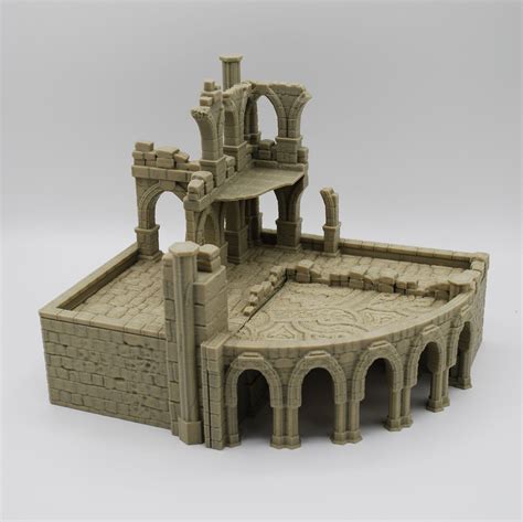 RM Studios Garsley Stronghold / 28mm Wargame / RPG 3d ...