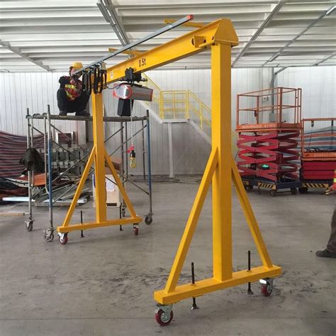 A Frame Lifting Portable Gantry Crane 35 Ton Fixed Height With