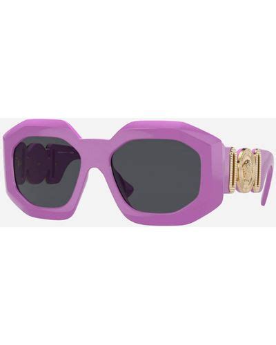 Purple Versace Sunglasses For Women Lyst