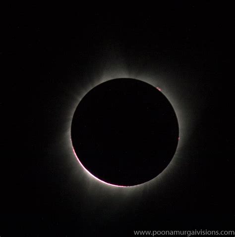 Baileys Beads And Emerging Corona Total Solar Eclipse Sky