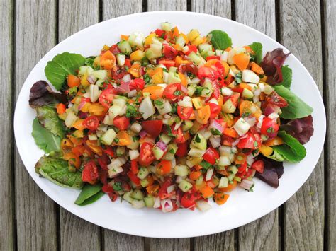 Mediterranean Chopped Salad With Lemon Vinaigrette The Weathered Grey