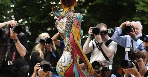 These 10 Striking Photos Of Models At World Bodypainting Festival Will